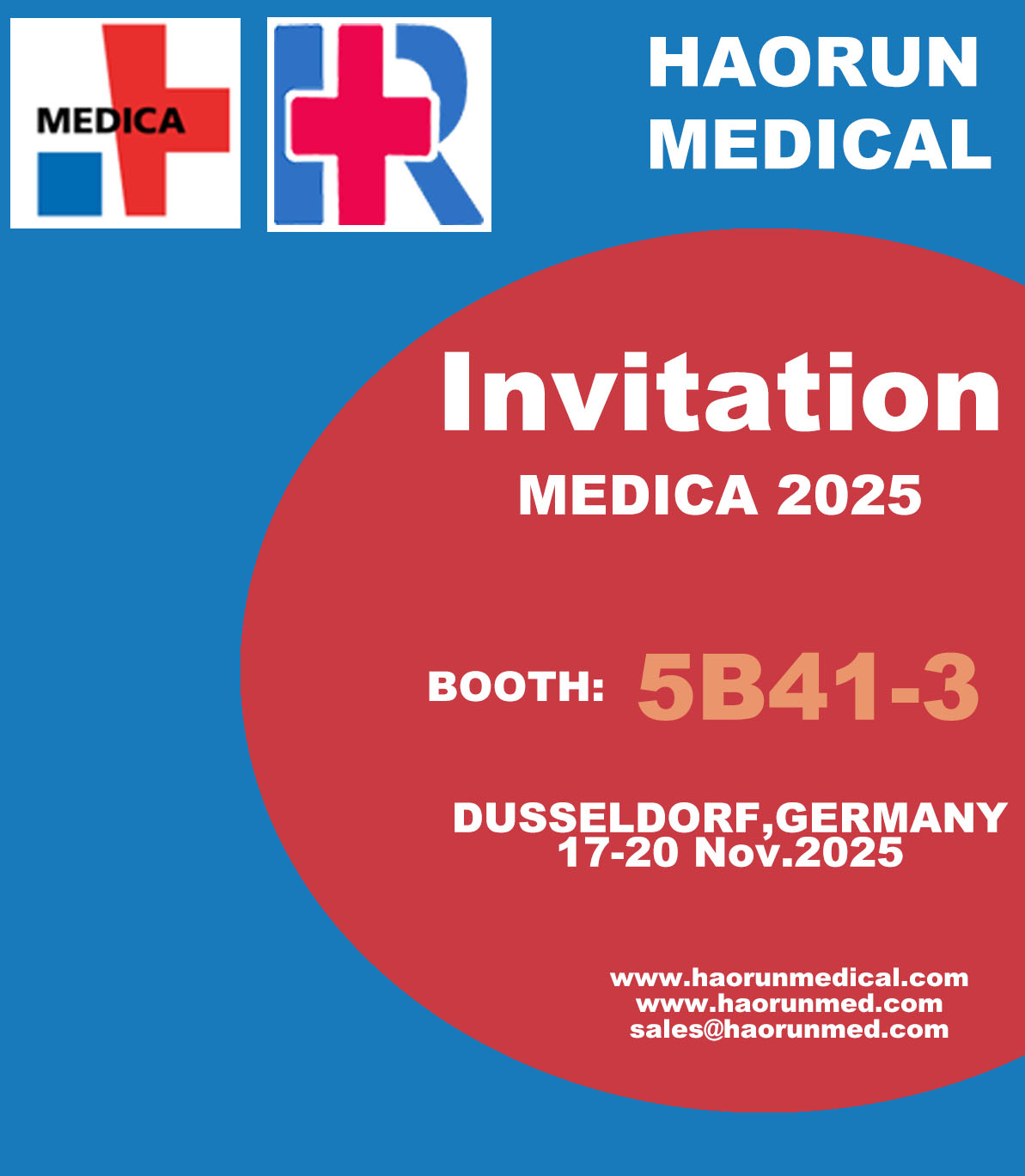 MEDICA Germania Preparativi completati – Aspettiamo con ansia la vostra visita!