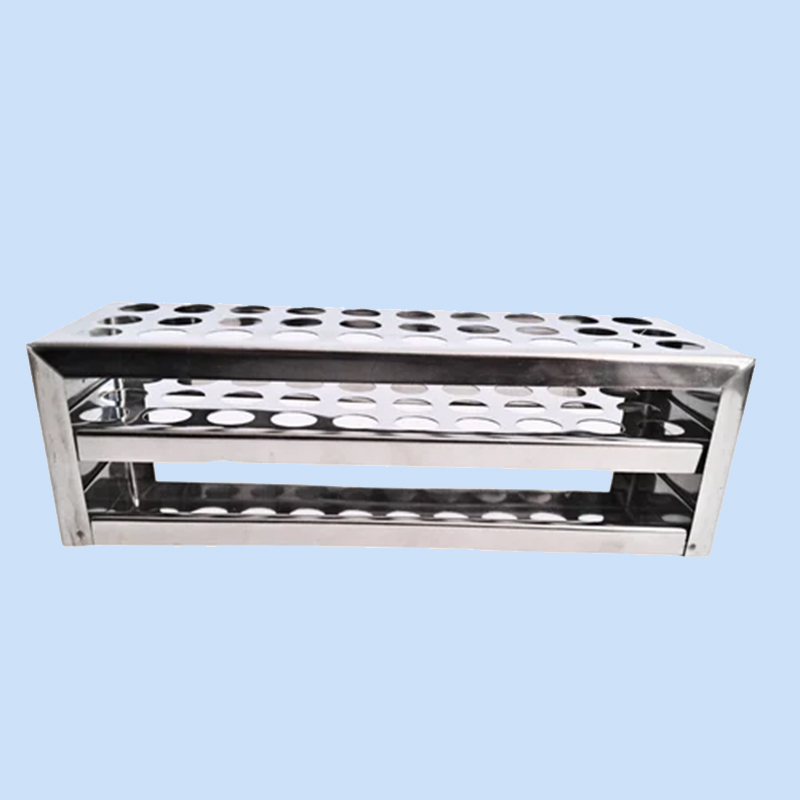 Rack per provette in acciaio inossidabile